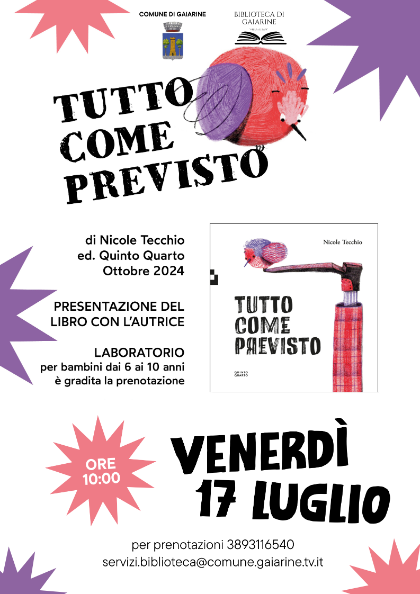 Incontro con l' autrice e laboratorio 