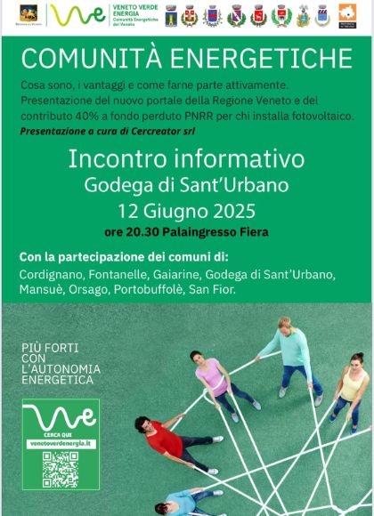 Incontro informativo sulle comunità energetiche Incontro informativo sulle comunità energetiche