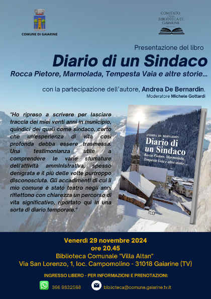 Evento di presentazione del libro 