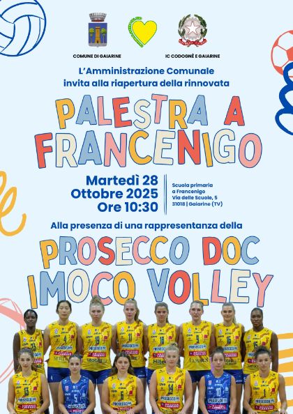 Inaugurazione Palestra a Francenigo