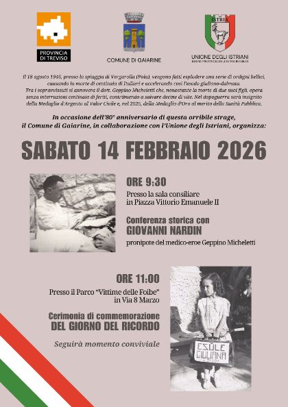 Giornata del Ricordo 2026