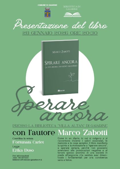 Evento di presentazione del libro 