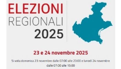 ELEZIONI REGIONALI DI DOMENICA 23 E LUNEDI 24 NOVEMBRE 2025 - APERTURA STRAORDINARIA DELL'UFFICIO ELETTORALE