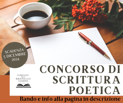 Copertina concorso letterario