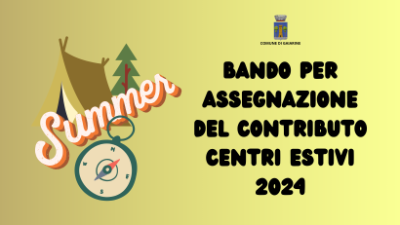 Copertina centri estivi 2024
