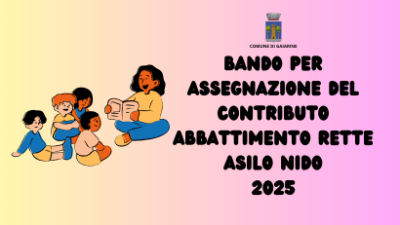 Copertina bando bonus nido